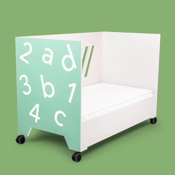 Convertible Cot and Toddler Bed Apple Green