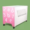 Convertible Cot and Toddler Bed Pink